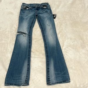 Women’s low rise Miss me jeans